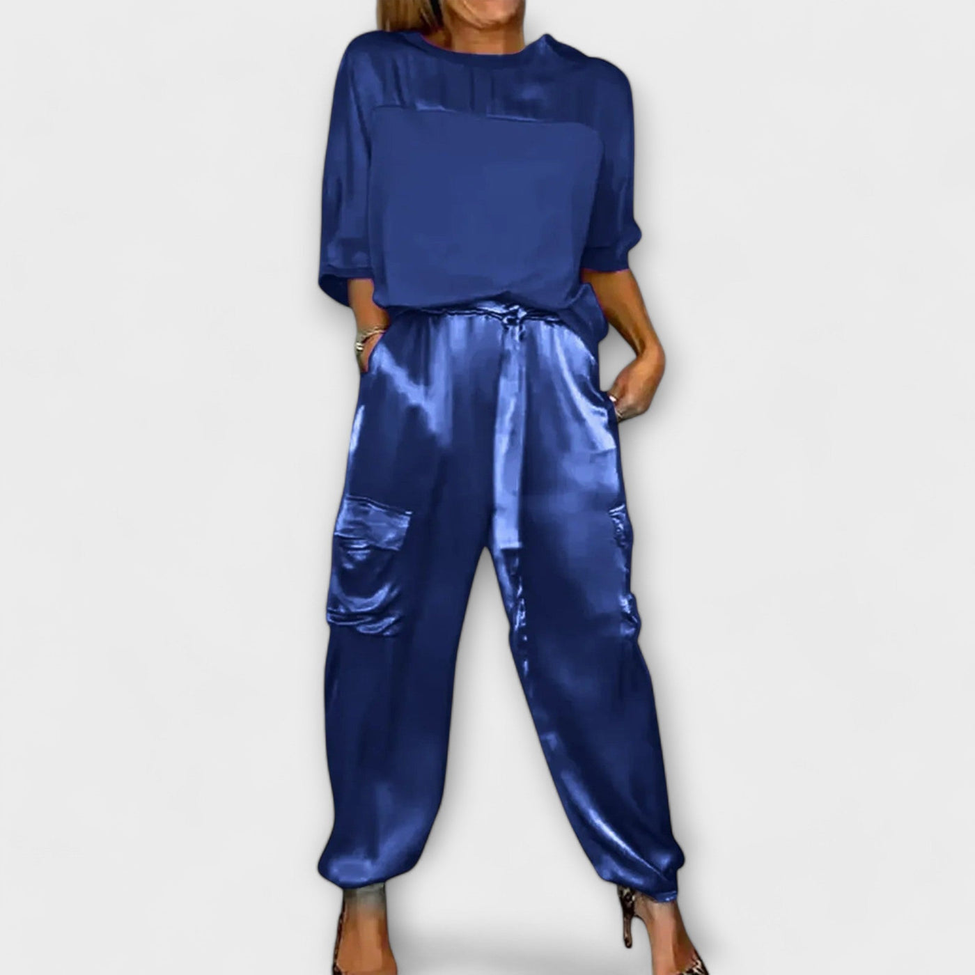 Satin Two-Piece Set