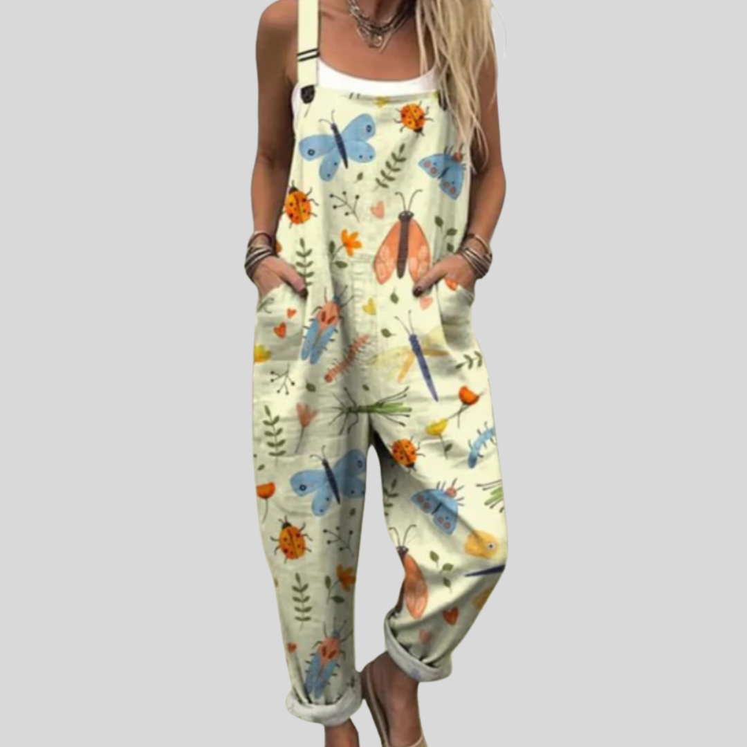 Alina | vintage wide leg jumpsuit