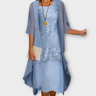Marilla - Elegant to-delt chiffon dress