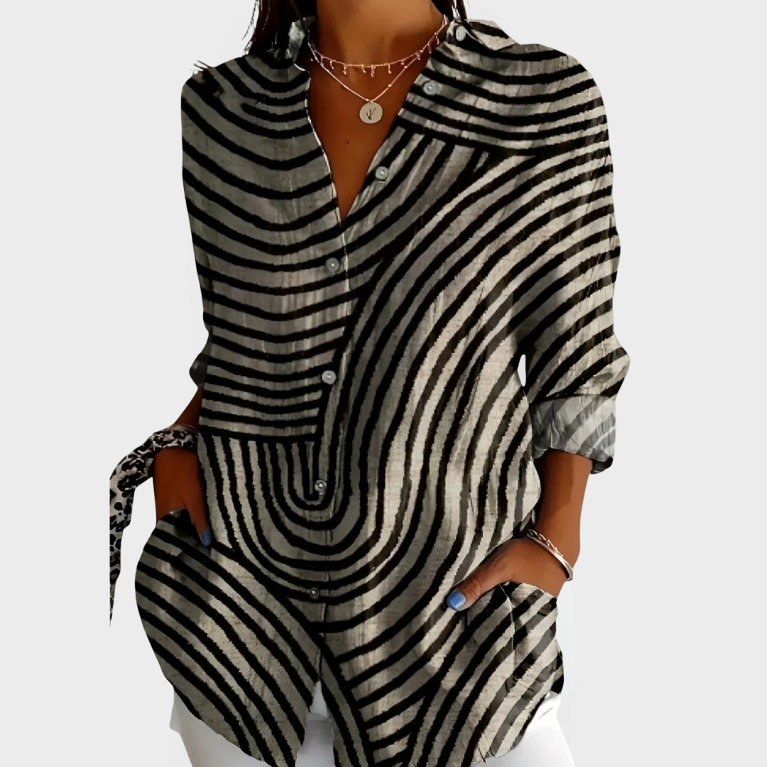 Maya™ | Blouse with Colorful Design
