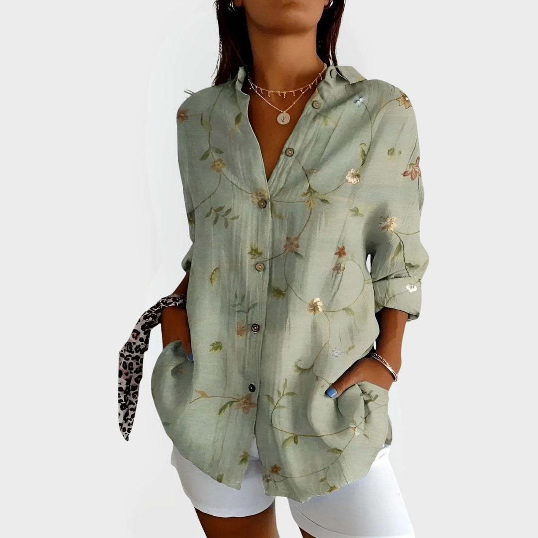 Ashley™ | Blouse with Colorful Design