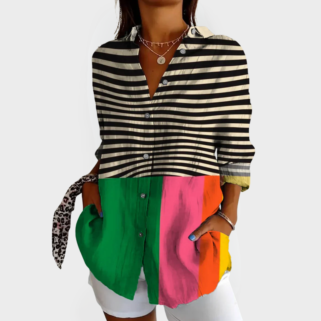 Marilou | Blouse With Colorful Design