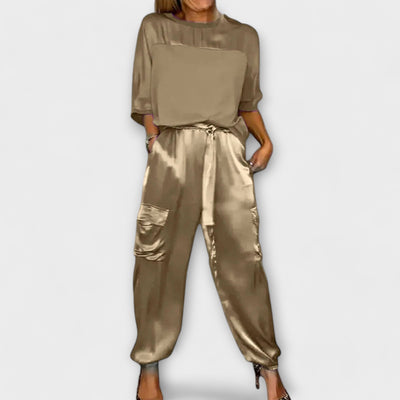 Satin Two-Piece Set