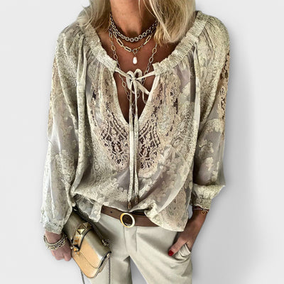 Lili - Unique Blouse with Lace Details