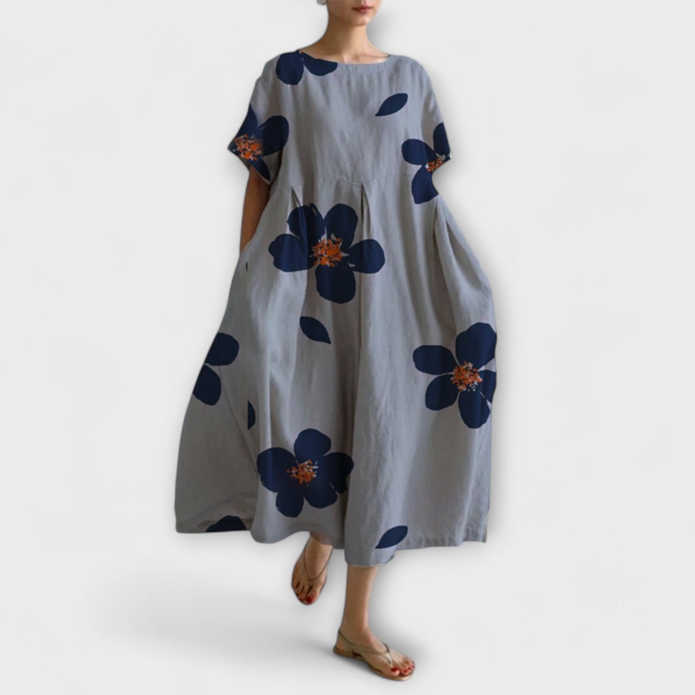 RAFFAELLA - Elegant Long Floral Dress