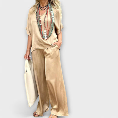 Complete Blouse and Pants Hazel Elysian Elegance