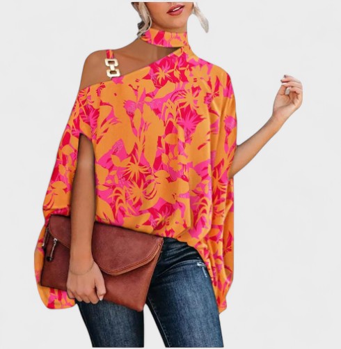 Ilsa – Elegant, loose-fitting blouse