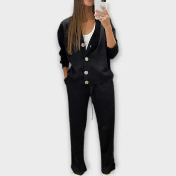 Chantal - Long Sleeve Top and Pants Set