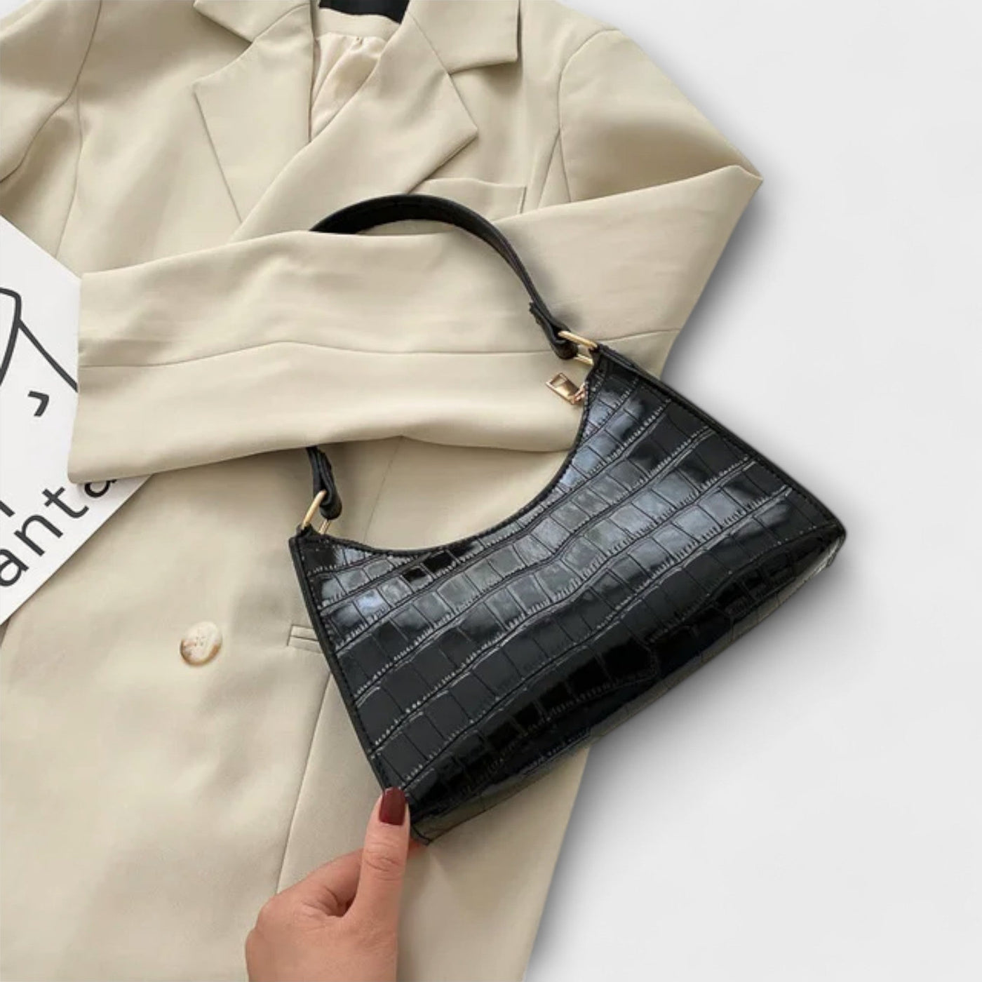 Joyce - Shiny Leather Bag