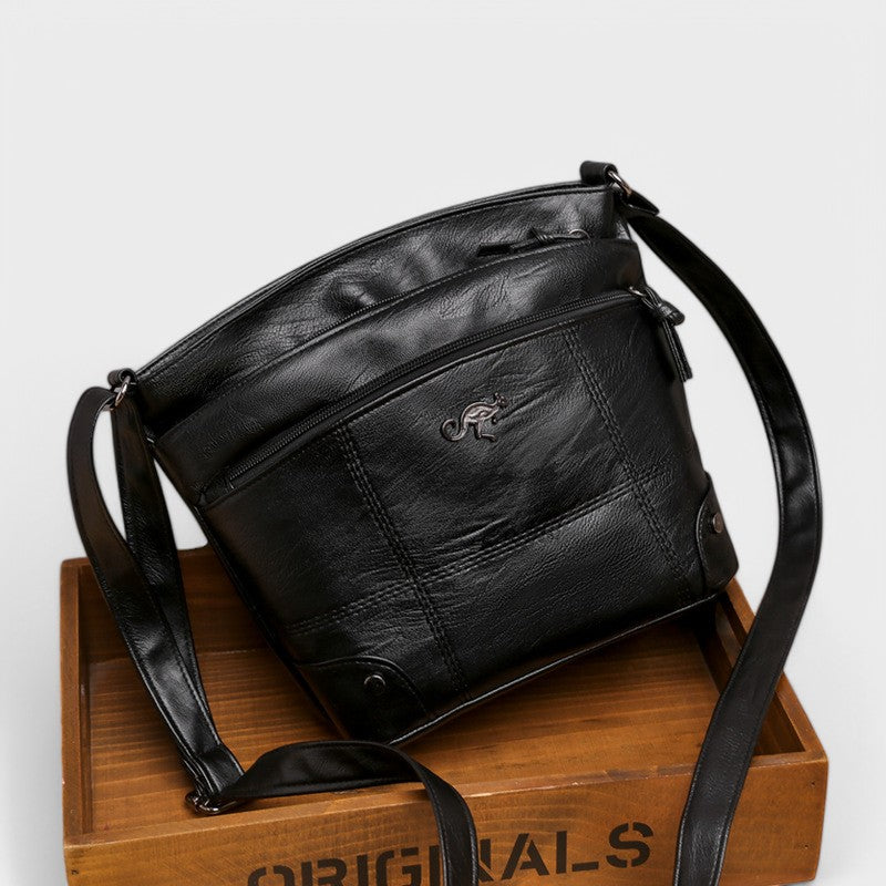 Laura - Casual Crossbody Bag with Stitching