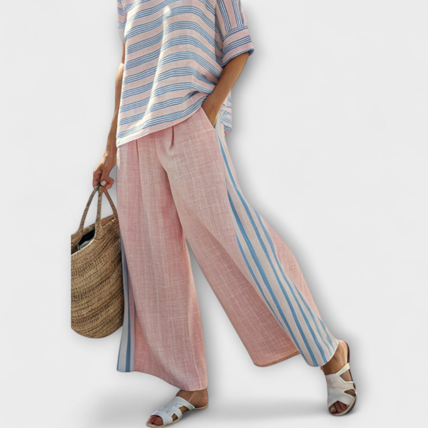 Ivy - Bamboo Linen Daisy Set