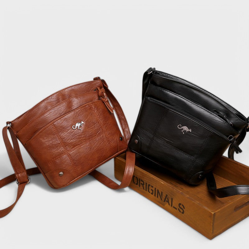 Laura - Casual Crossbody Bag with Stitching