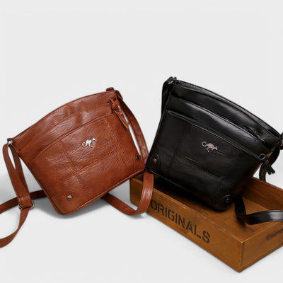 Laura - Casual Crossbody Bag with Stitching