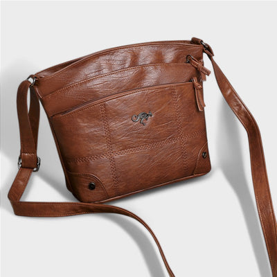 Laura - Casual Crossbody Bag with Stitching