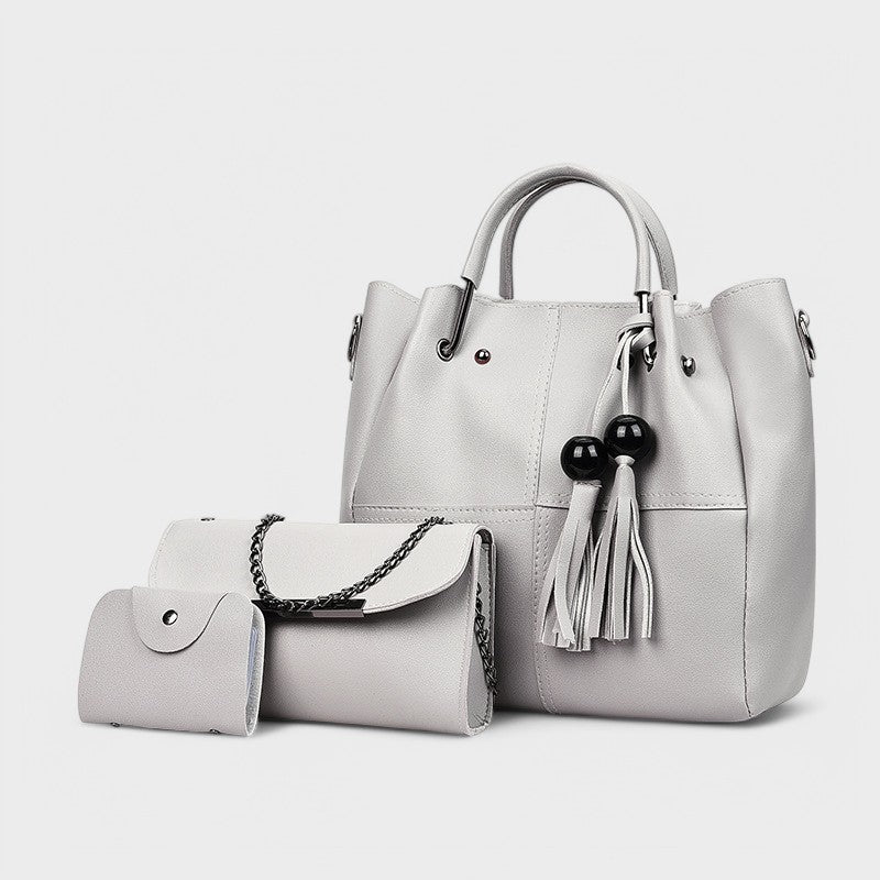 Connie - 3-Piece Trendy Bag Set with Tassels