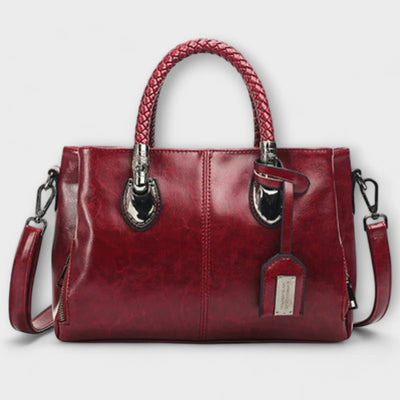 Sheila - Elegant Leather Duffel Bag