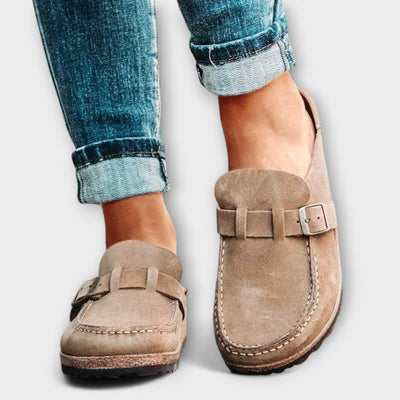 Orthopedic Women's Shoes with Elegant Buckle