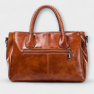Sheila - Elegant Leather Duffel Bag