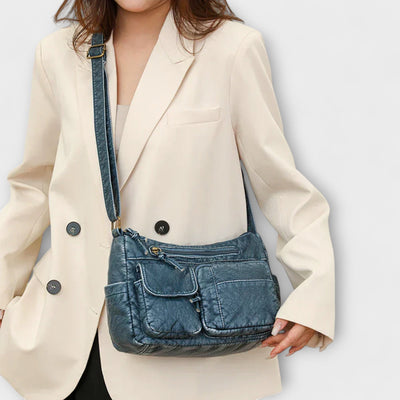 Sandra - Old-School Leather Bag