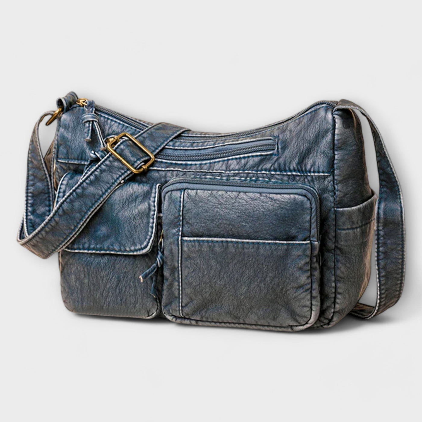 Sandra - Old-School Leather Bag