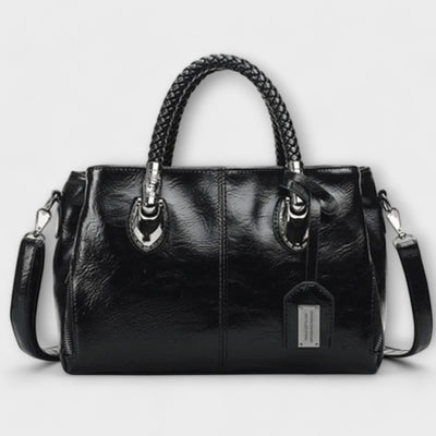 Sheila - Elegant Leather Duffel Bag