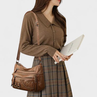 Pamela – Vintage Inspired &nbsp;Multi-Layer Crossbody Bag