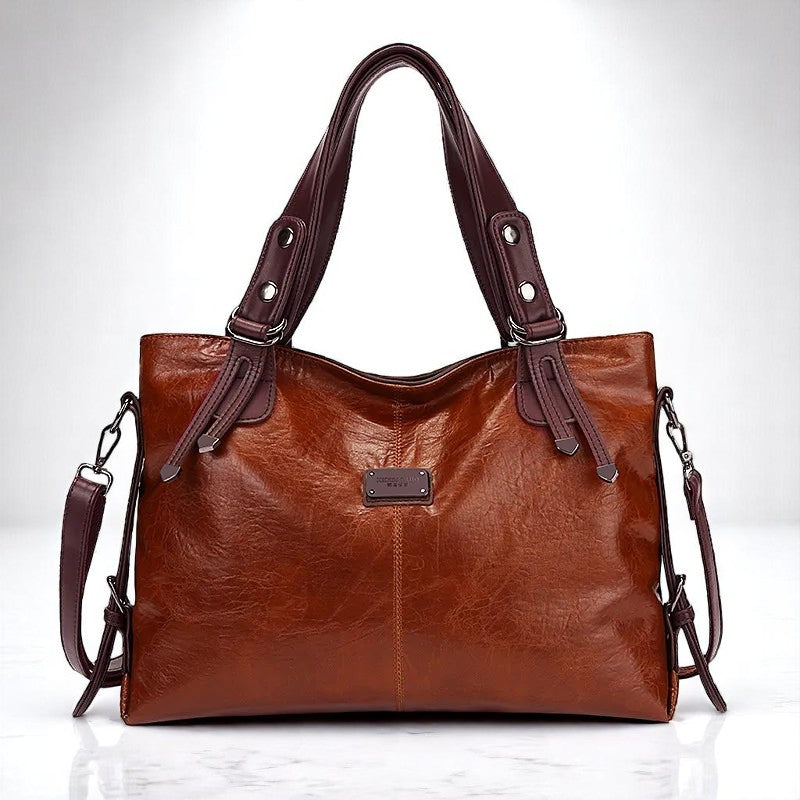 Cathy - Refined Soft Leather Tote Bag