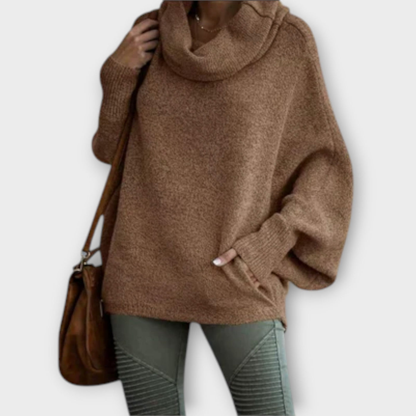 Ulrike - Elegant Women's Sweater in Tortoiseshell