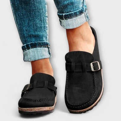 Orthopedic Women's Shoes with Elegant Buckle