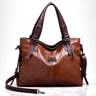 Cathy - Refined Soft Leather Tote Bag