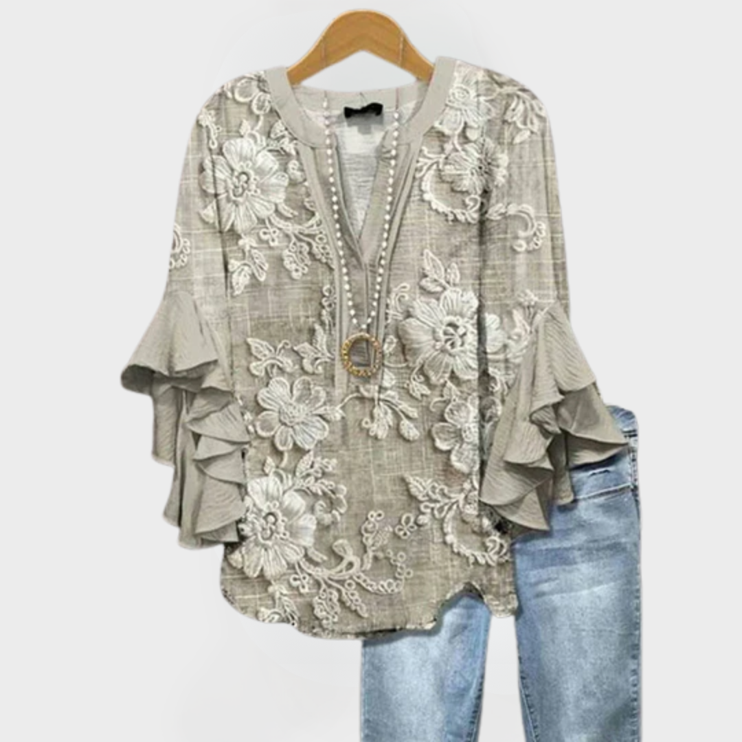 Chic Impeccable™ | Vintage Print Top