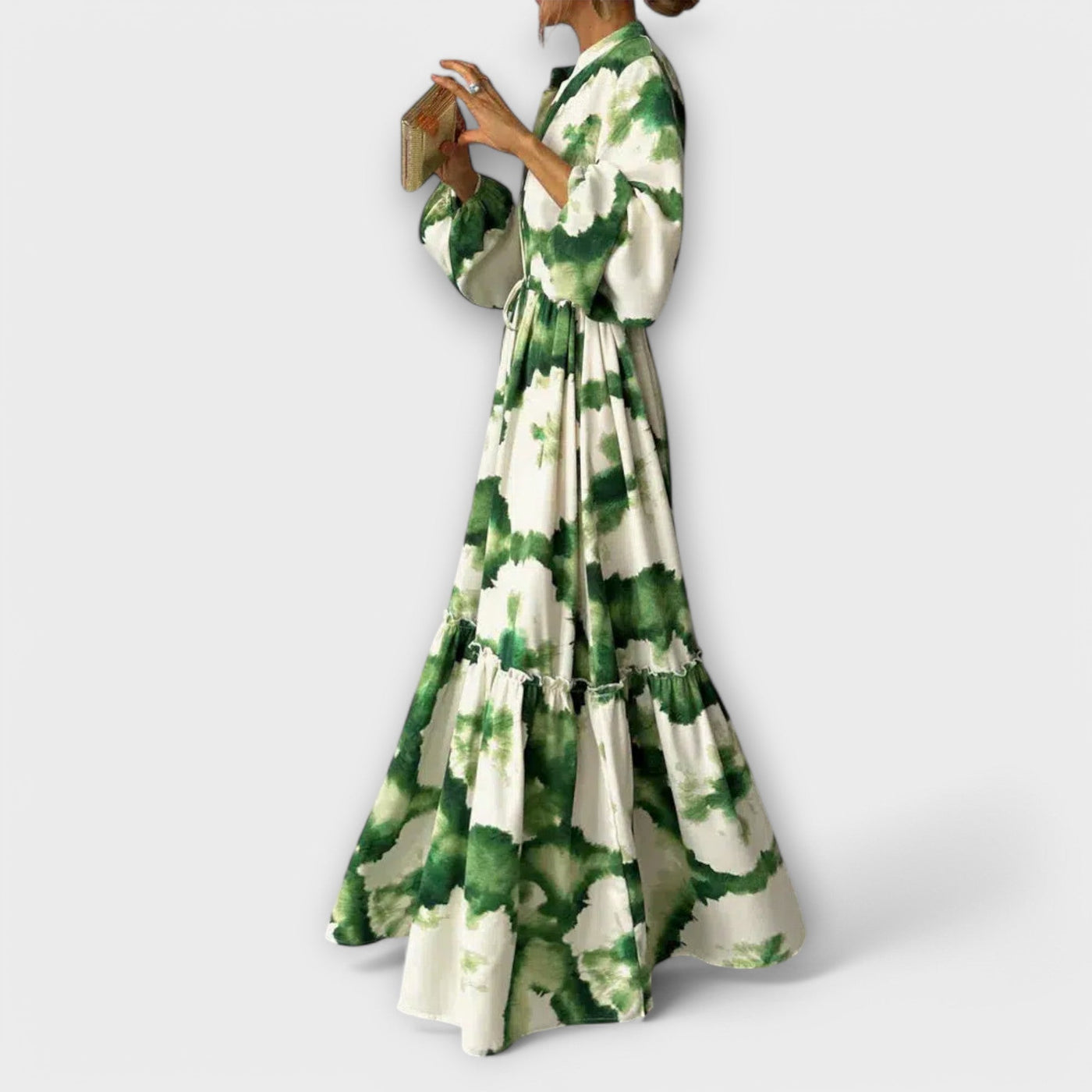 Melina | Flowing V-Neck Maxi Dress