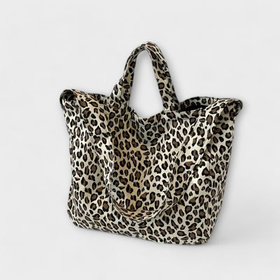 Donna - Stylish Leopard Print Tote