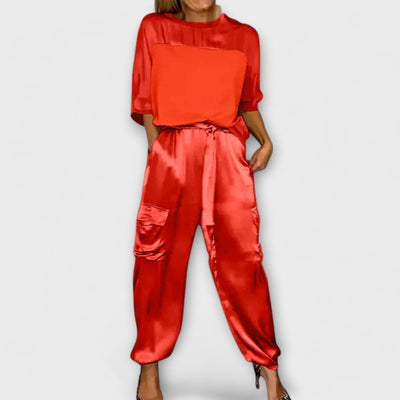 Satin Two-Piece Set