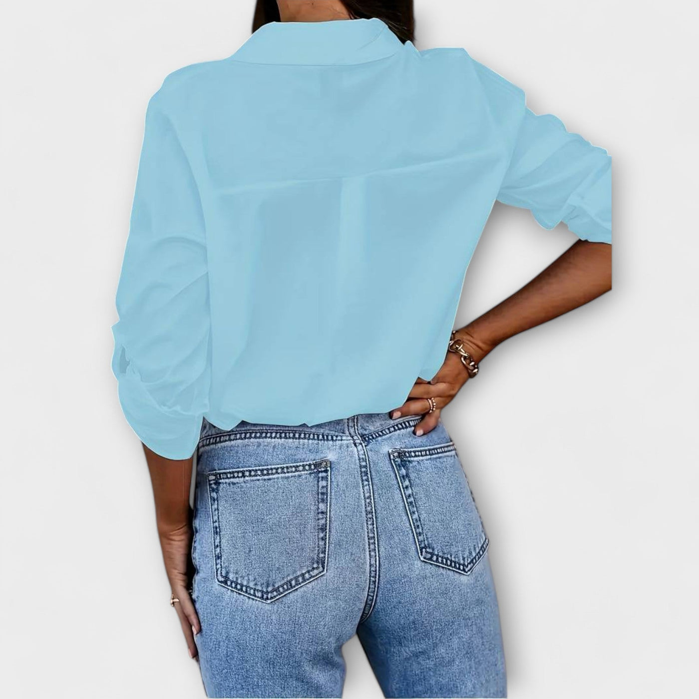 Jessica - relaxed blouse with V-neck