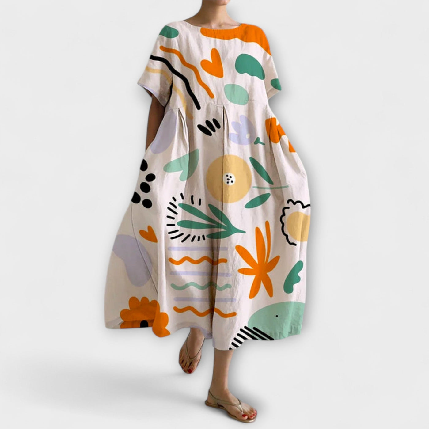 MILENA - Lightweight Colorful Maxi Dress