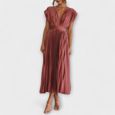 Dress with V-Neck