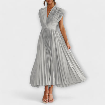 Dress with V-Neck