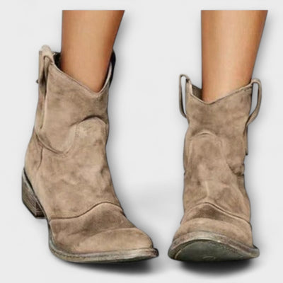 Frankie - Suede Ankle Booties
