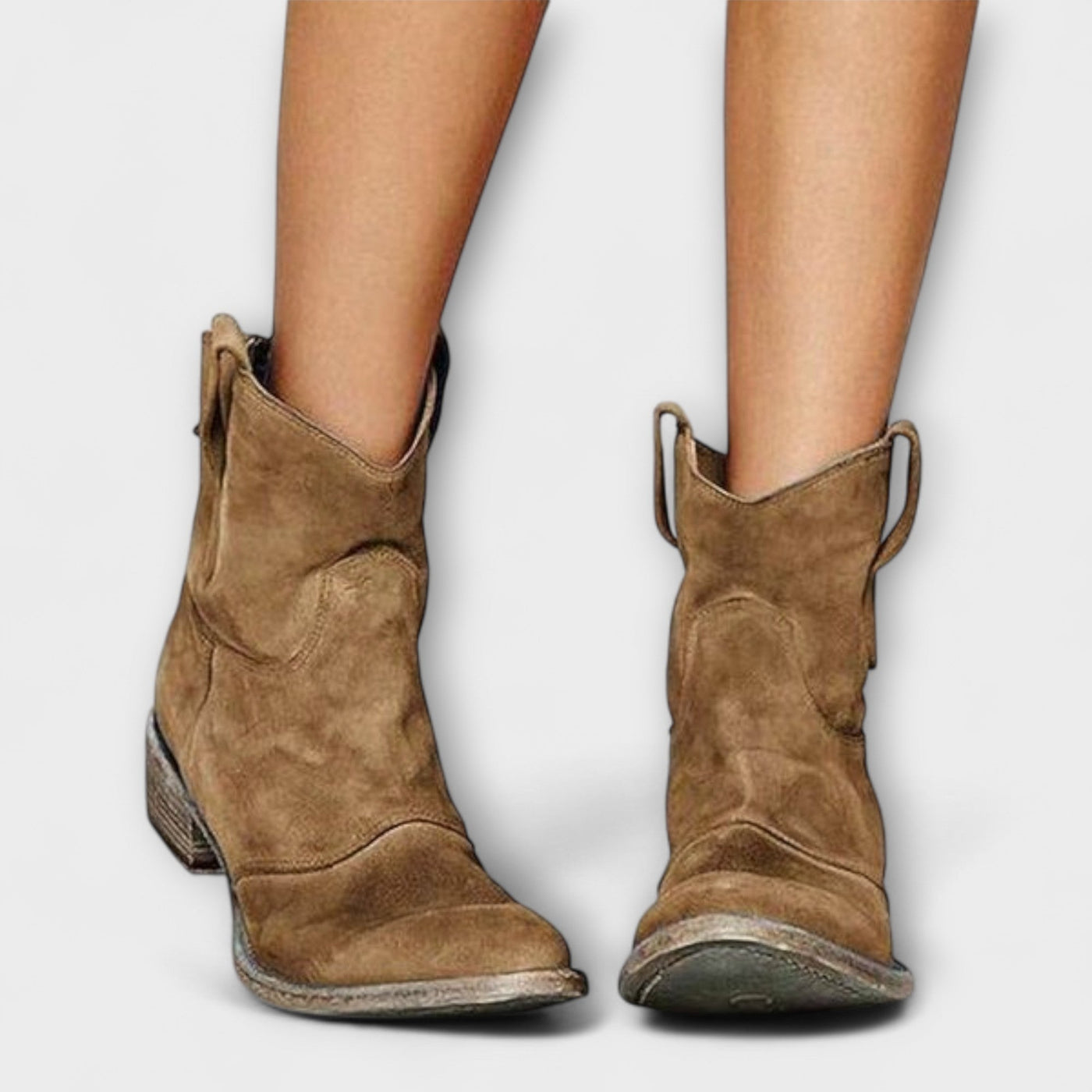 Frankie - Suede Ankle Booties