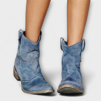 Frankie - Suede Ankle Booties