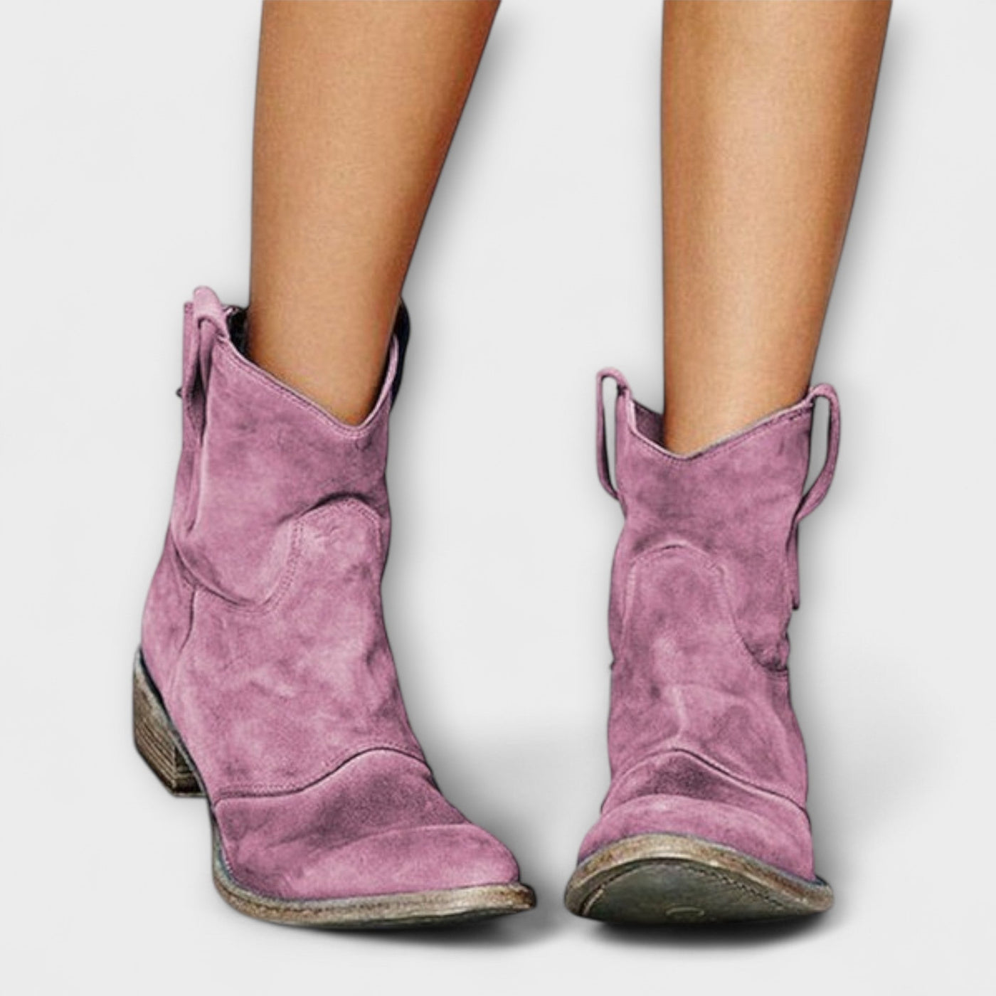 Frankie - Suede Ankle Booties