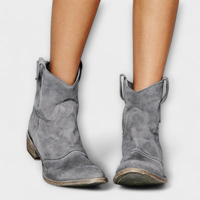 Frankie - Suede Ankle Booties