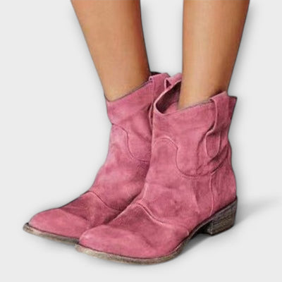 Frankie - Suede Ankle Booties