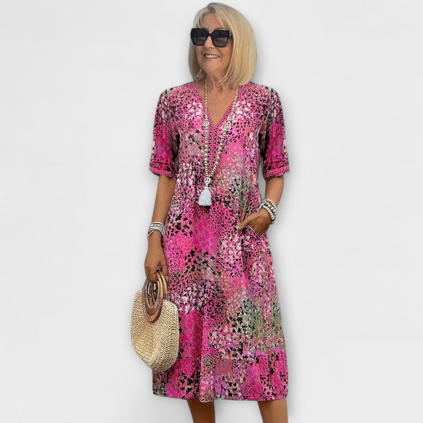 Jasmine - Vibrant Floral Dress