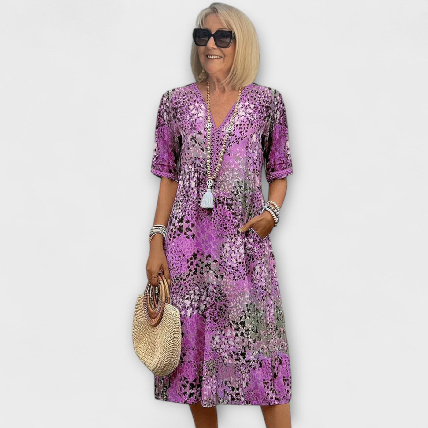 Jasmine - Vibrant Floral Dress