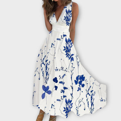 Romy | Airy Floral V-Neck Dress