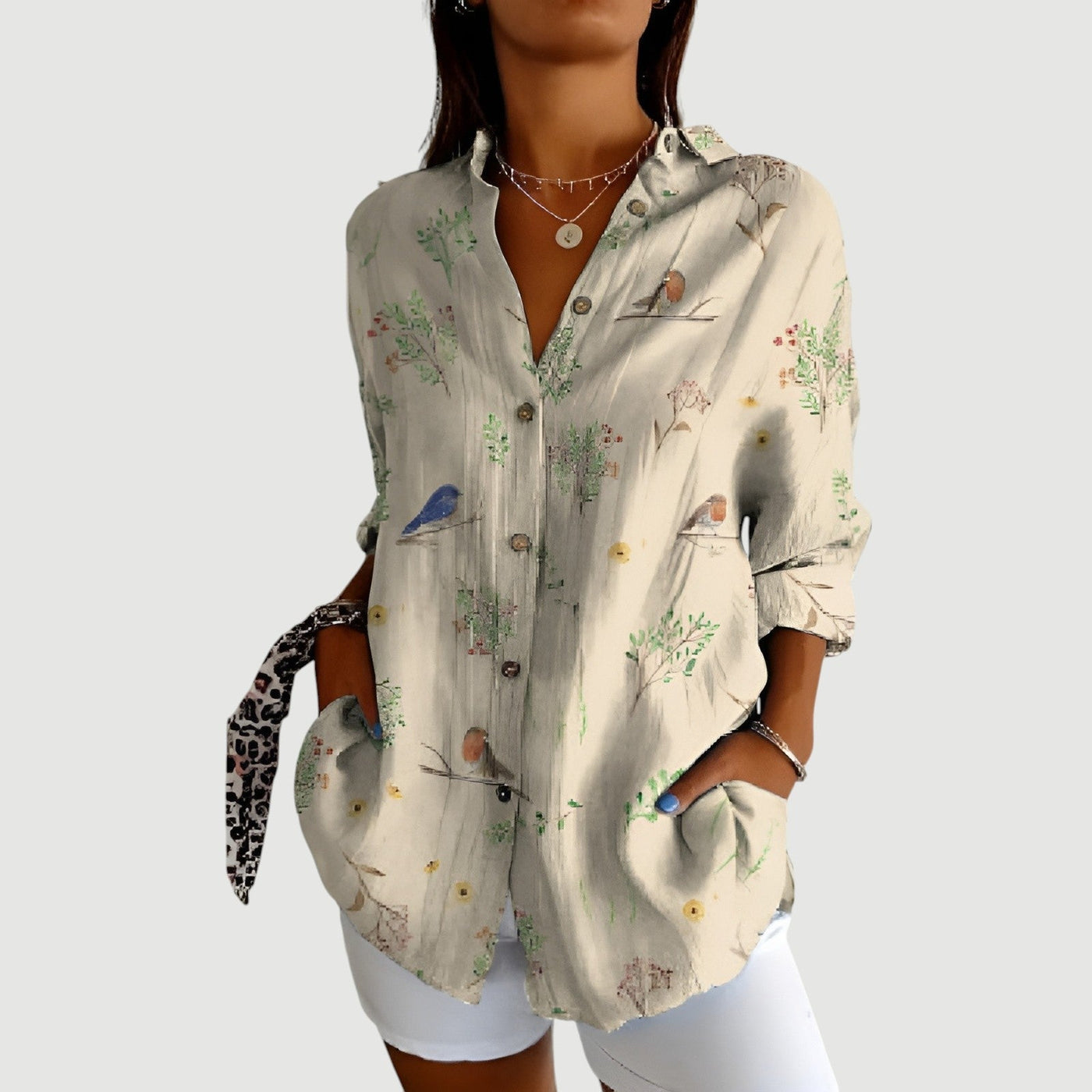 Lexi™ | Blouse with Colorful Design