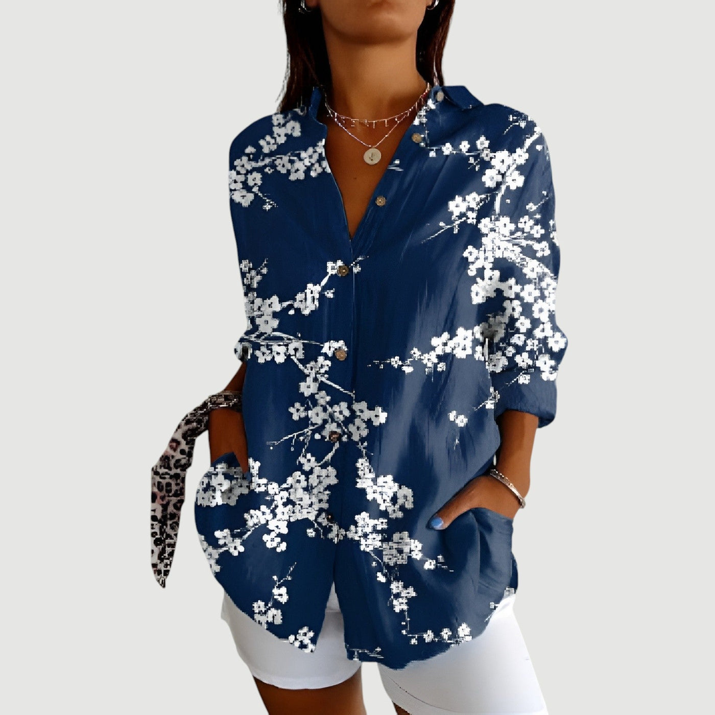 Aisha™ | Blouse with Colorful Design