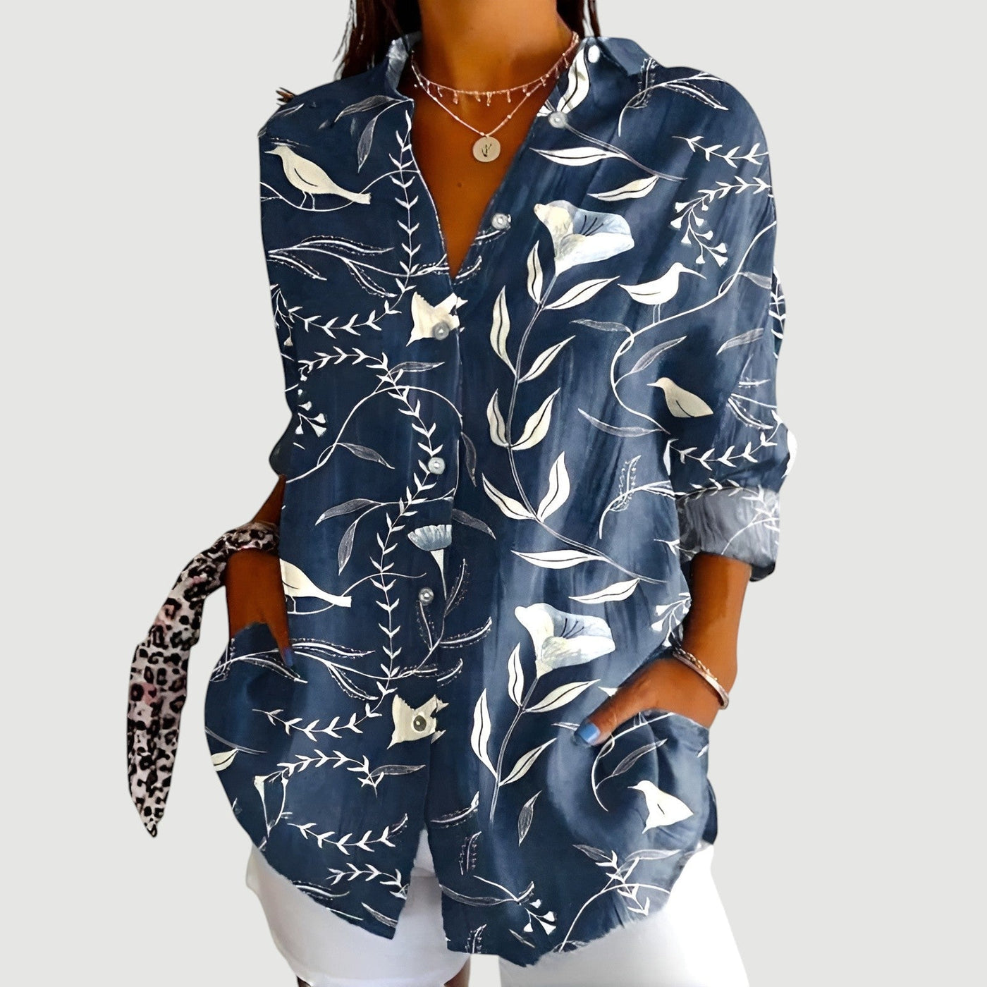 Josephine™ | Blouse with Colorful Design